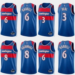 Nova Camisa Da Nba Washington Wizards Harrell Bela Hachimura De Basquete Colete Esporte City Edition Plus size a