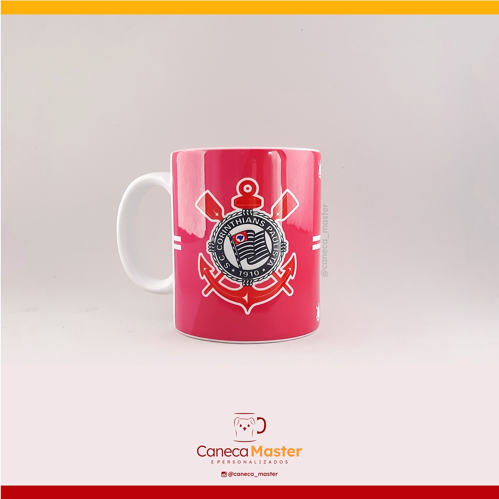 Caneca Personalizada com time Corinthians Corinthians caneca xícara sublimação Shopee Brasil