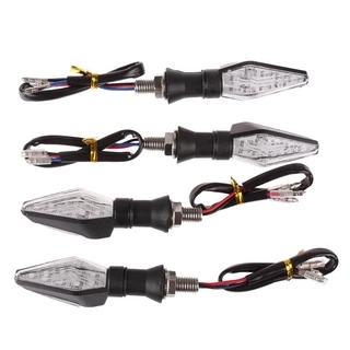 Kit 4 Pisca Seta Para Moto De Led Universal Com Traseira Led Lightes De Acessorios