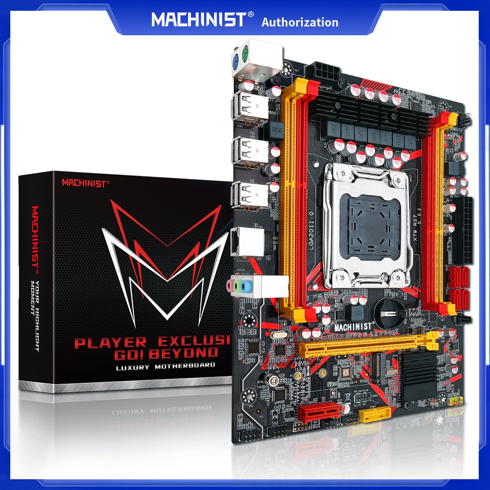 Placa Mãe MACHINIST X79 LGA 2011 Suporte Intel Xeon E5 V1 & amp ; V2 ...