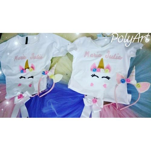 Roupas de unicornio 2024 mae e filha