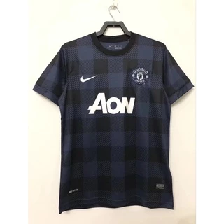 1314 Manchester United Away Retro Football Shirt Camisa De Futebol De Alta Qualidade Manga Curta