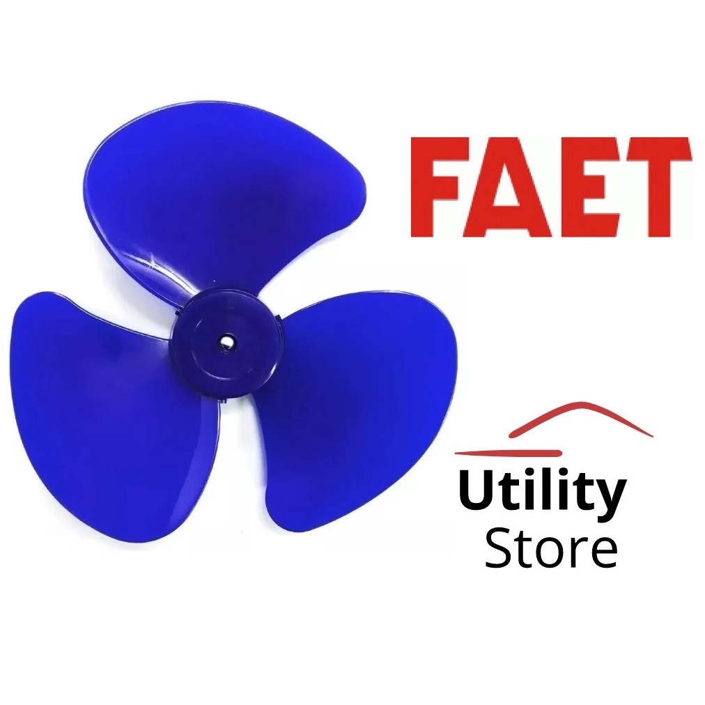 Hélice Para O Ventilador Faet 30cm Azul