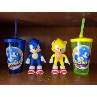 Kit copo e boneco Sonic Naruto Hulk Homem aranha - Escorrega o Preço