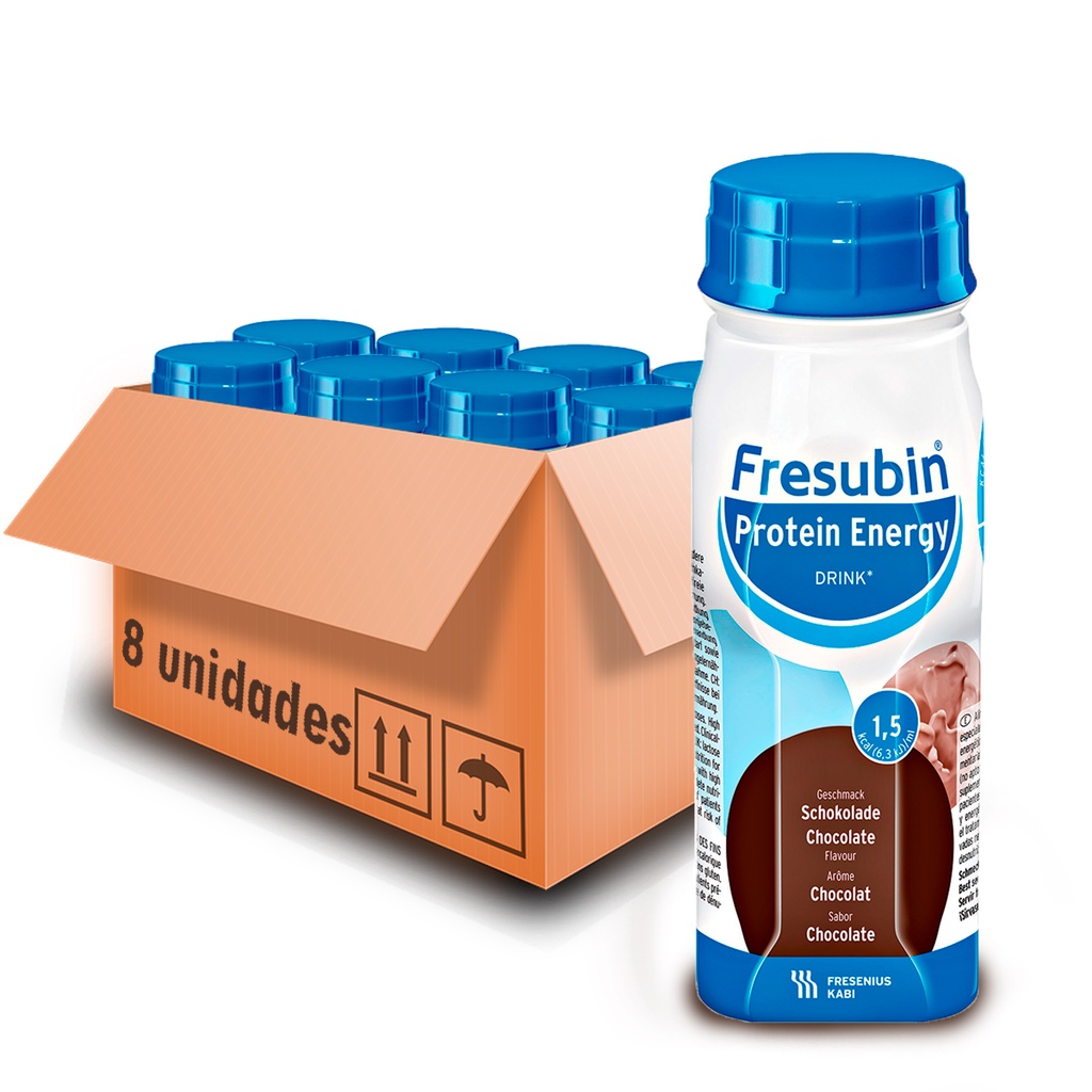 Fresubin Protein Energy Drink 200ml Chocolate Kit com 8 Shopee Brasil