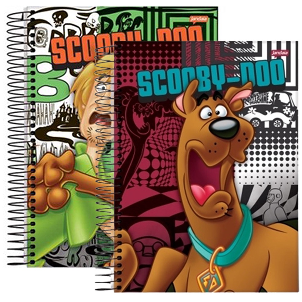 Caderno 1 Matéria Universitário Capa Dura Grande Infantil Scooby-Doo ...