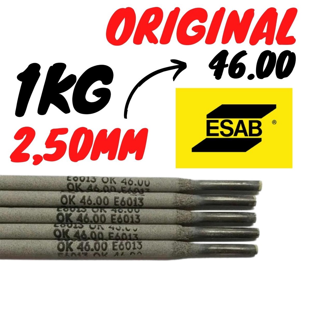 1kg-eletrodo-6013-ok-4600-de-2-50mm-esab-shopee-brasil