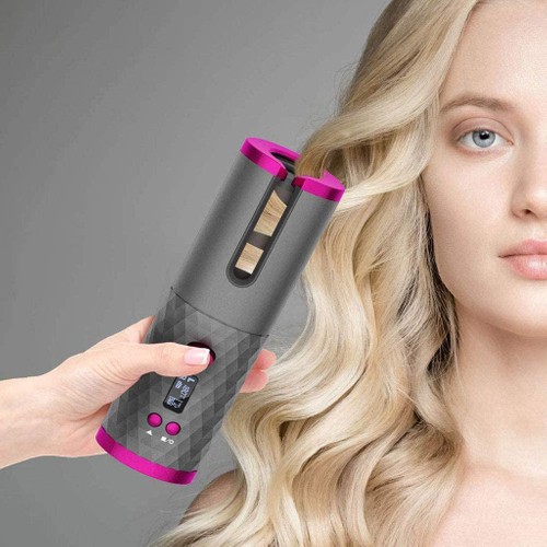 Babyliss Modelador de Cachos Automático Portátil e Recarregável Branco e  Rosa | Shopee Brasil