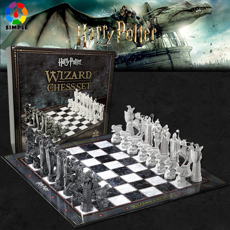 Imprimir STL Tabuleiro de xadrez para Harry Potter Wizard Chess Set Modelo  3D - 5167839