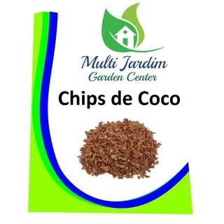 20 Litros = 1,2kg Chips Chip De Coco Lavado Substrato Orquídea Carnívora