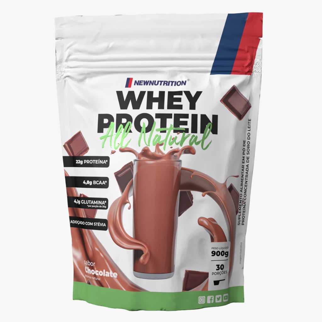 Whey Protein All Natural 900g – Newnutrition