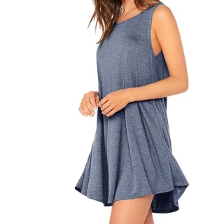 Vestido Feminino Regata Com Bolso Casual Curto Tribo Livre