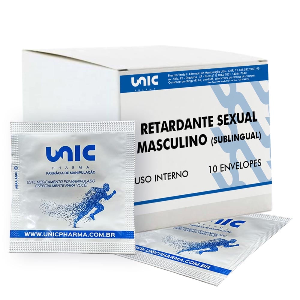 Retardante Sexual Masculino (Sublingual) 20 Envelopes