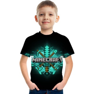 Summer Hot ROBLOX Impressão T-shirts Crianças Meninos Cool Manga