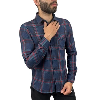 Camisa Masculina Social Xadrez Camisa Social Manga Longa Blusa Social Flanela Premium