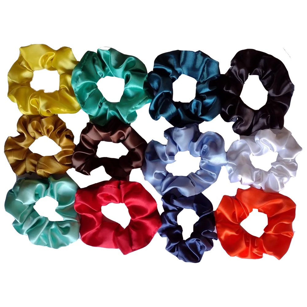 xuxinha scrunchie amarrador de cabelo feita em cetim anti frizz varias ...