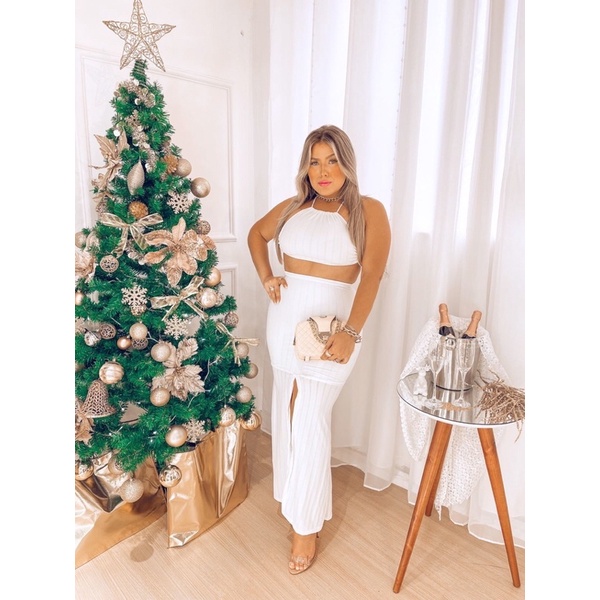 Conjunto Gabi Branco Reveillon | Shopee Brasil