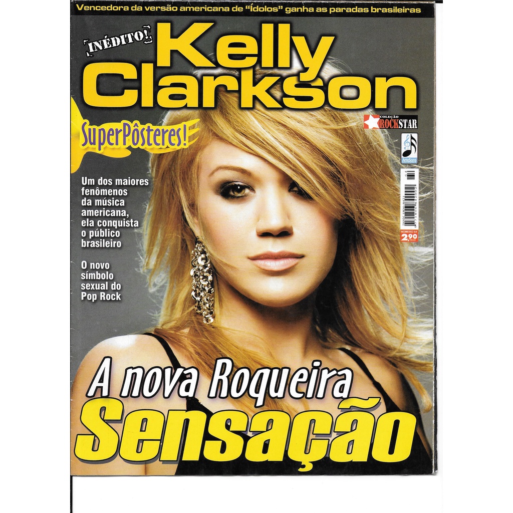 Revista Poster - Kelly Clarkson | Shopee Brasil