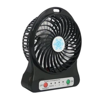 Mini Ventilador Pequeno Portatil A Pilha Recarregavel Usb
