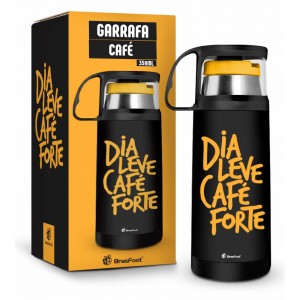 GARRAFA TÉRMICA 350ML PARA CAFÉ EM AÇO INOX - Mídias 2 Print