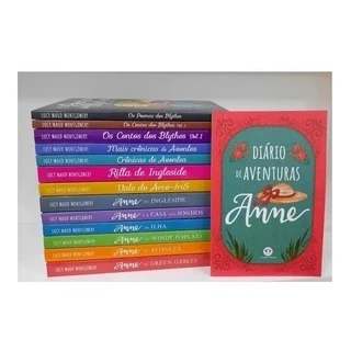 Kit 13 Livros Anne With An E - Coleção Completa com Diário da Anne de Brinde