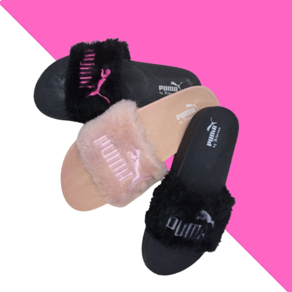 Chinelo da puma cheap feminino de pelinho