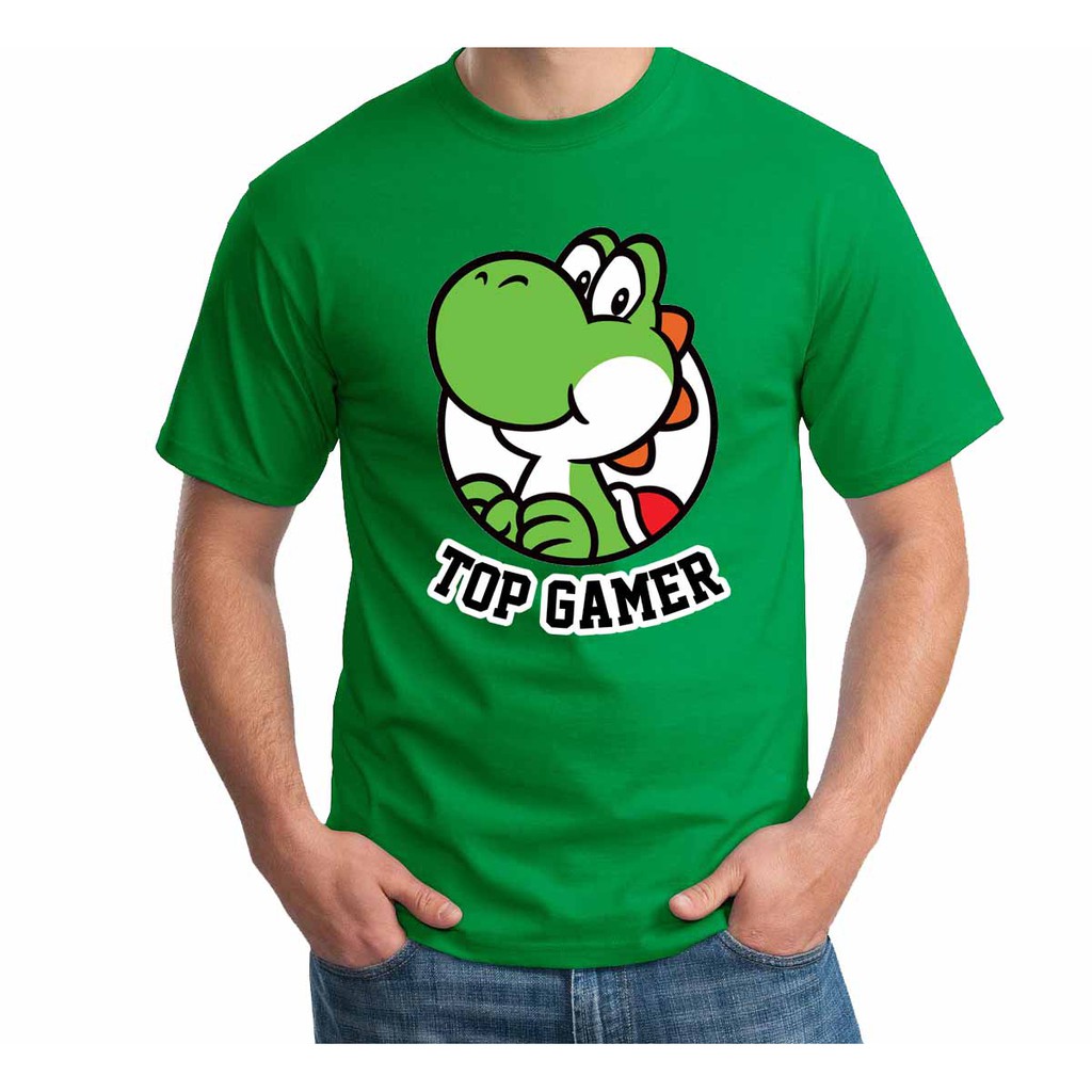 Camiseta Yoshi Games Jogos Mario Luigi Peach Play Player Shopee Brasil