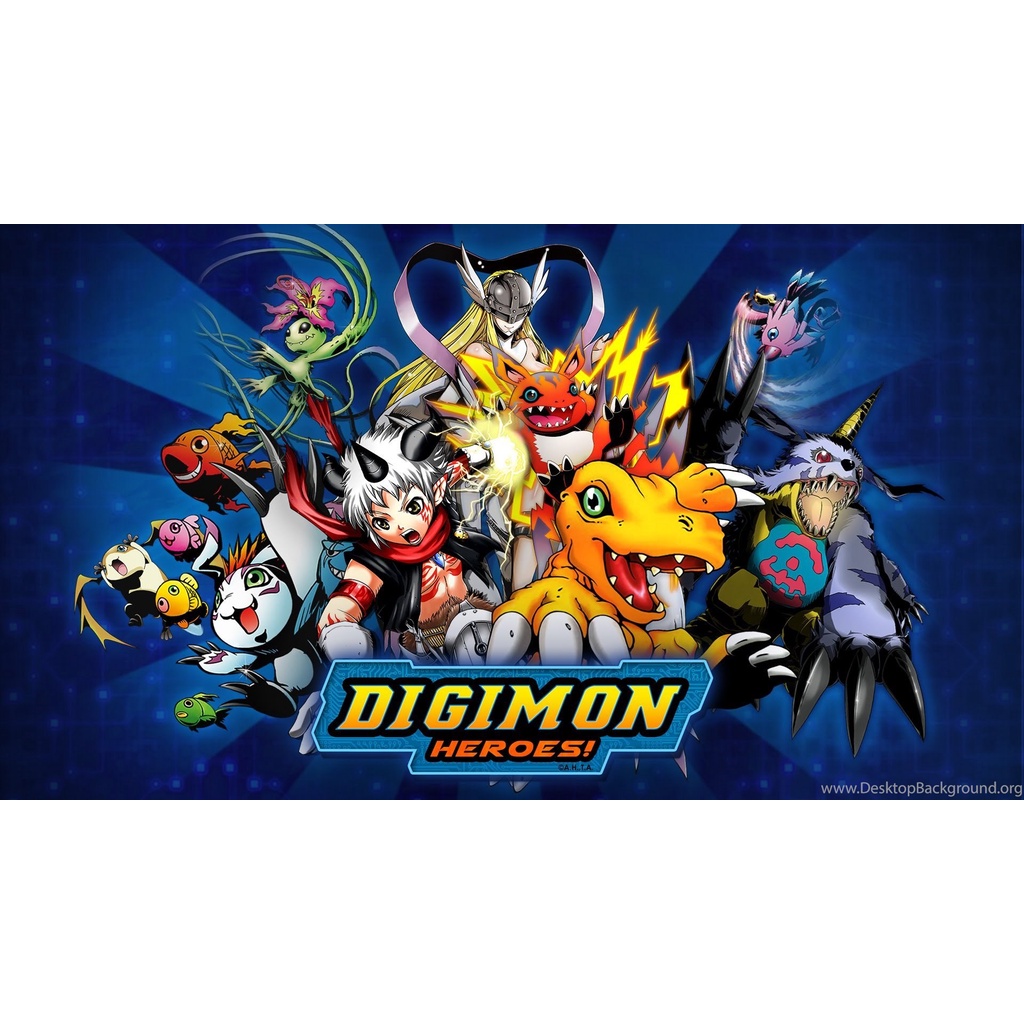 Kit Decoração de Festa Digimon Menino Completo Painel Grande