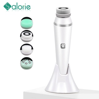 SALORIA Escova De Limpeza Facial Elétrica Spin Escova Purificador De Rosto Purificador À Prova D 