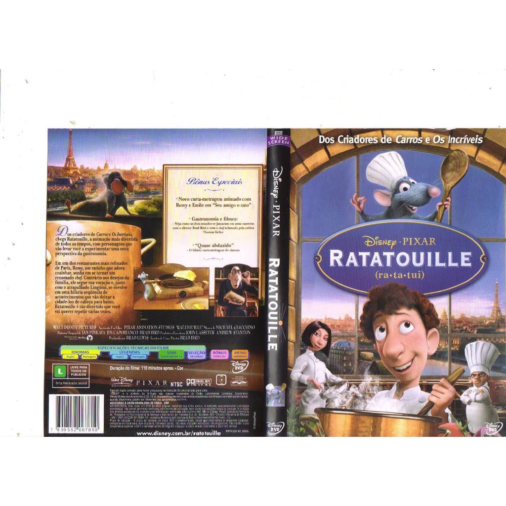 Ratatouille | Film D'Animazione | Remy La Cucina Francese | Avventura Culinaria | DVD/Blu-ray - Foto 10