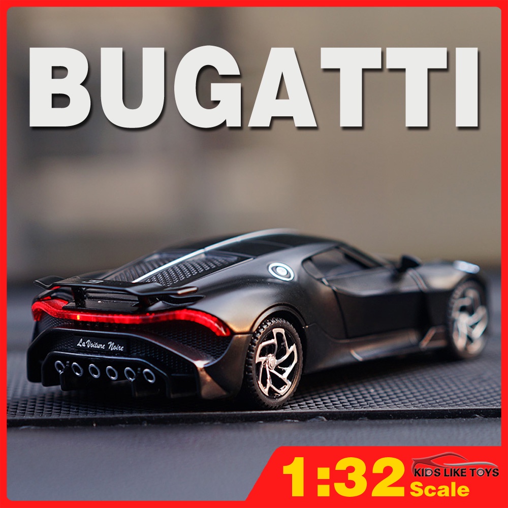 KLT 1 : 32 Bugatti LA Voiture Noire Alloy Diecast Carro Modelo Kids ...