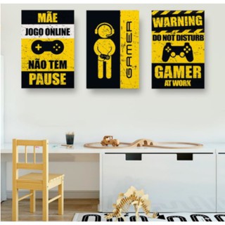 QUADROS DECORATIVOS ONE PIECE GAME ROBLOX MENINO MENINA JOGOS KIT 5 PEÇAS