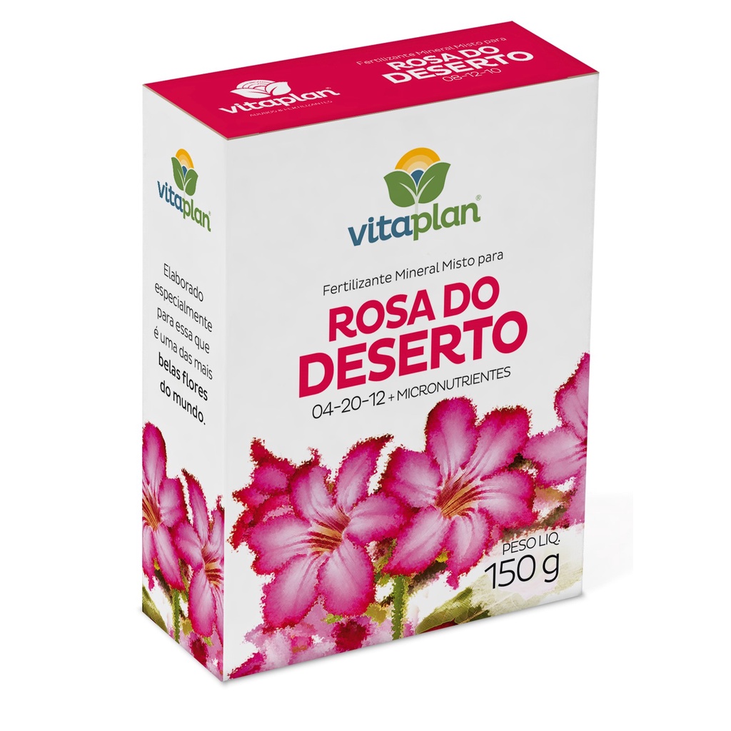 Fertilizante Mineral Misto Rosa Do Deserto Vitaplan 150g