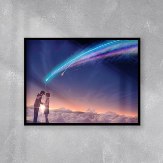 Quadro Decorativo A4 Your Name Kimi no na Wa