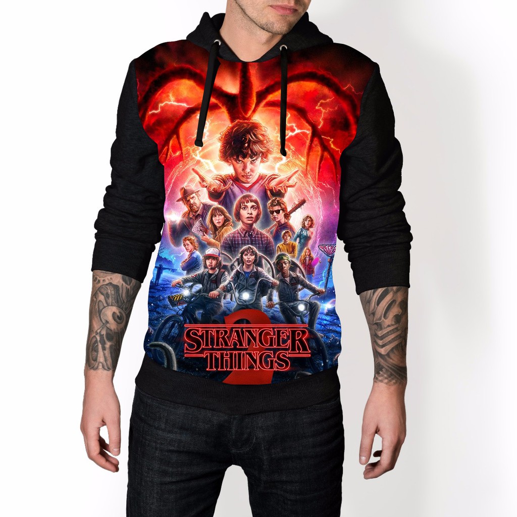 Moletom masculino stranger store things