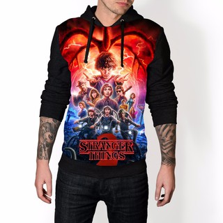 Blusa De Frio Stranger Things Estampa Full Moletom SERIE Unissex