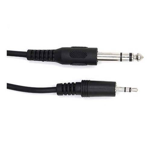4 unidades Cabo P10 stereo x P2 stereo 2mts