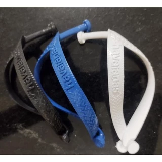 20 Pares de Tiras(correias) Para chinelo Com Logomarca escrito Havaianas