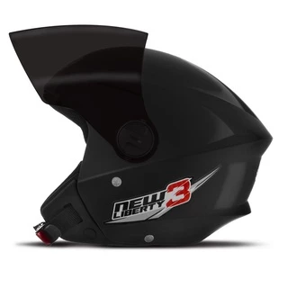 Capacete Aberto Motociclista Masculino New Liberty Three Viseira Fumê Pro Tork Todas Cores Promoção