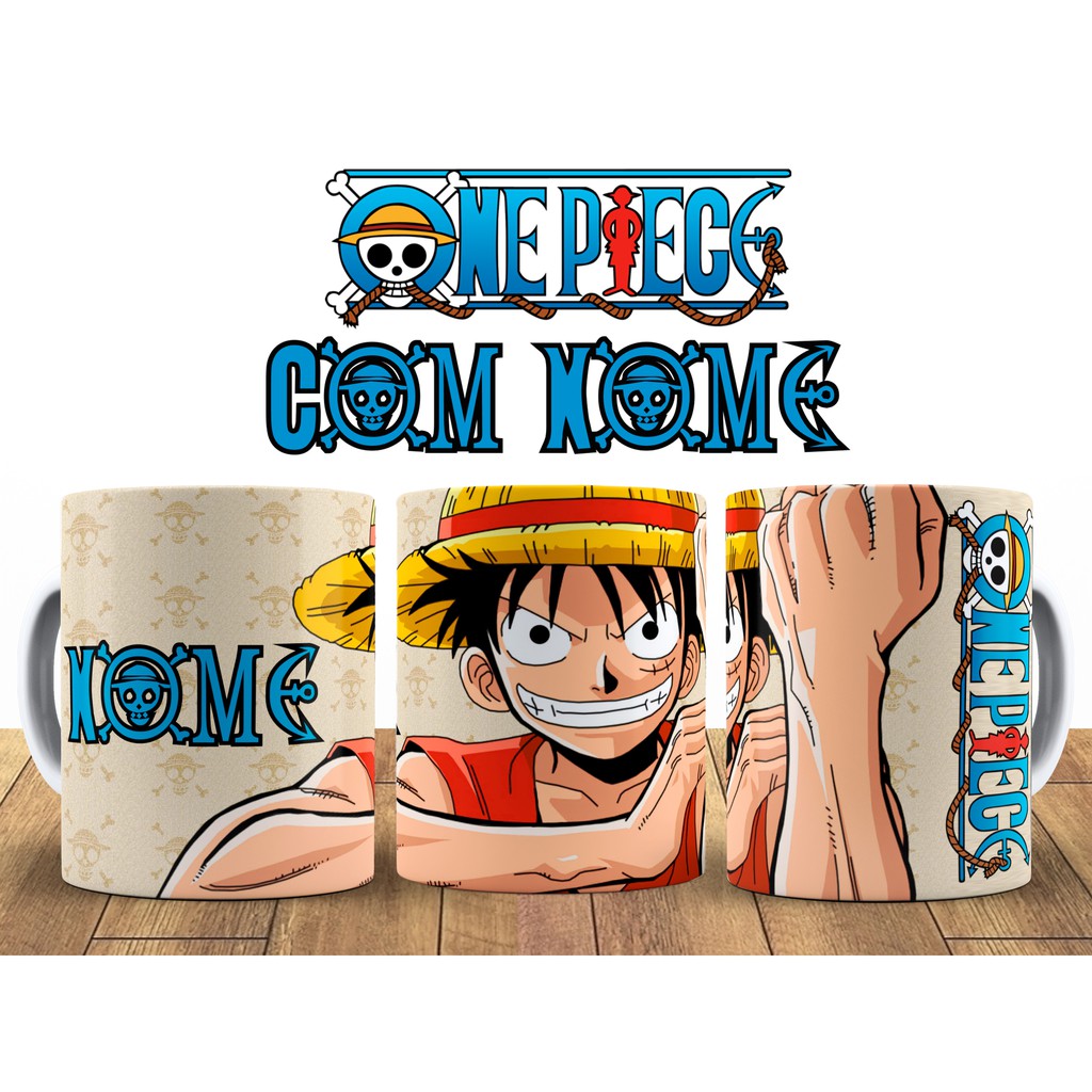 Caneca One Piece Personalizada de Porcelana do Mangá Anime Presente Xícara  Cerâmica Quadrinho Filme Série Personagens no Shoptime