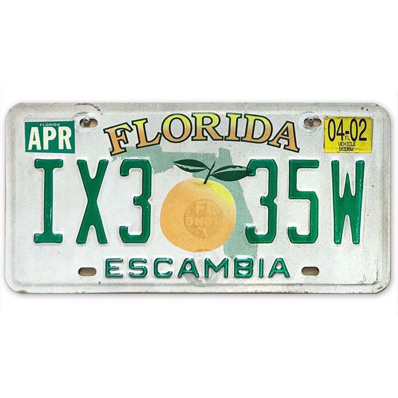 Placa Florida Original Americana Importada Do U. S. A. Shopee Brasil