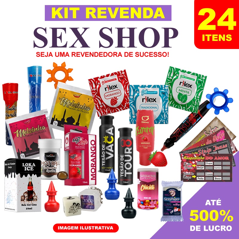 Kit 24 Produtos Eróticos Sex Shop Produto Adulto Casal Shopee Brasil 4885