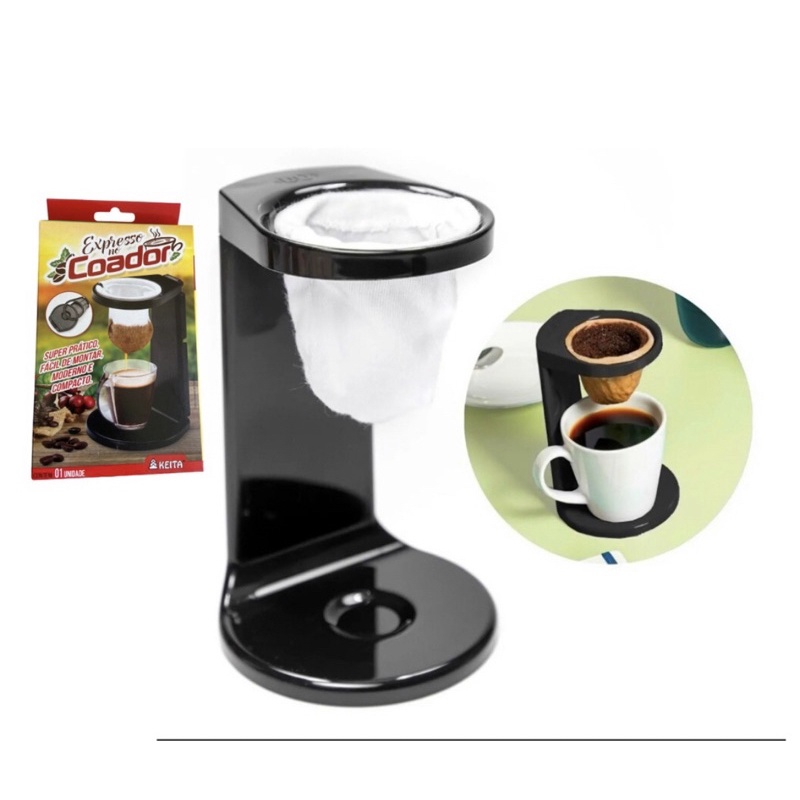 Mini Coador De Pano Para Café Com Suporte | Shopee Brasil