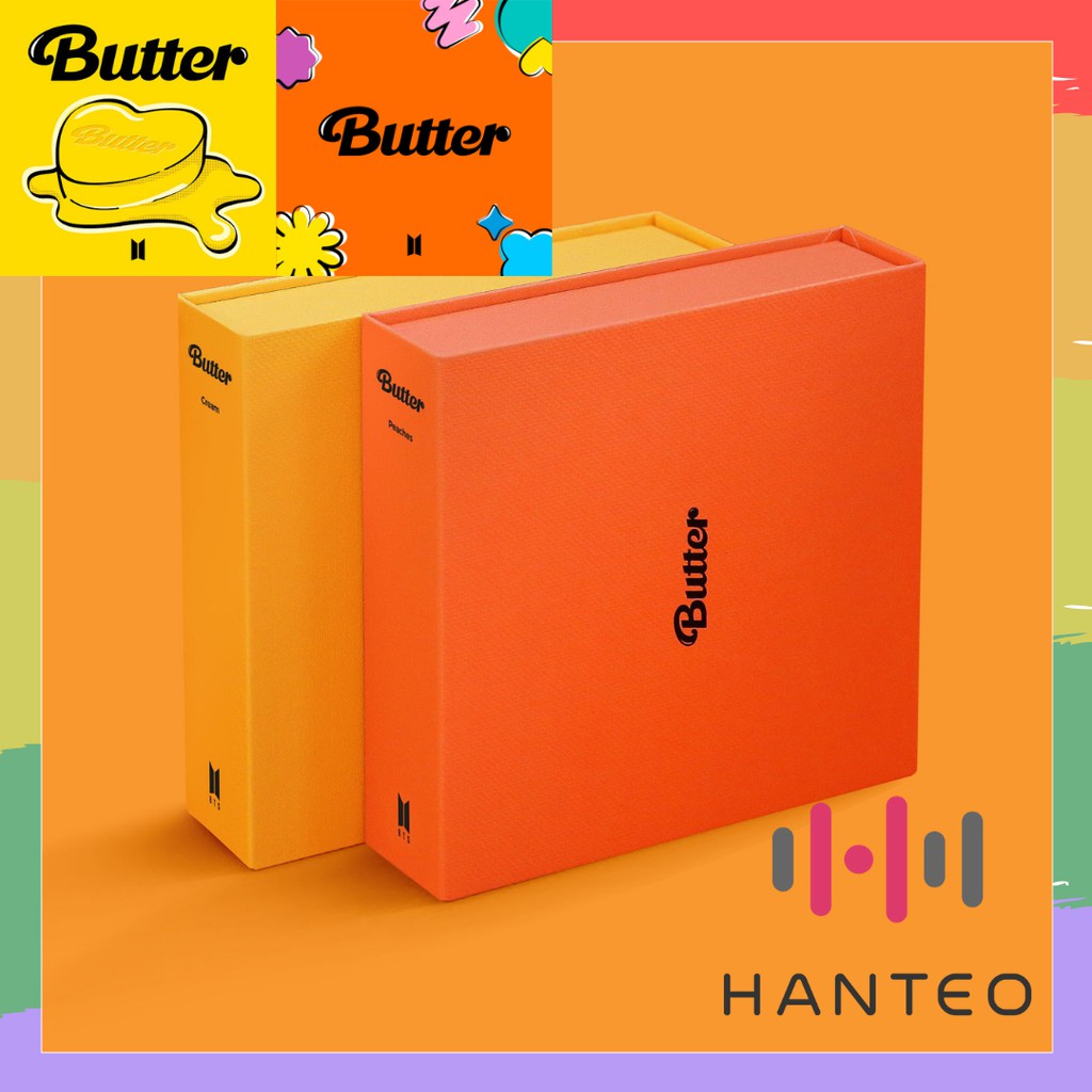 [BTS] BUTTER ALBUM SET / CREAM, PEACHES / Álbum BTS BUTTER CD SET
