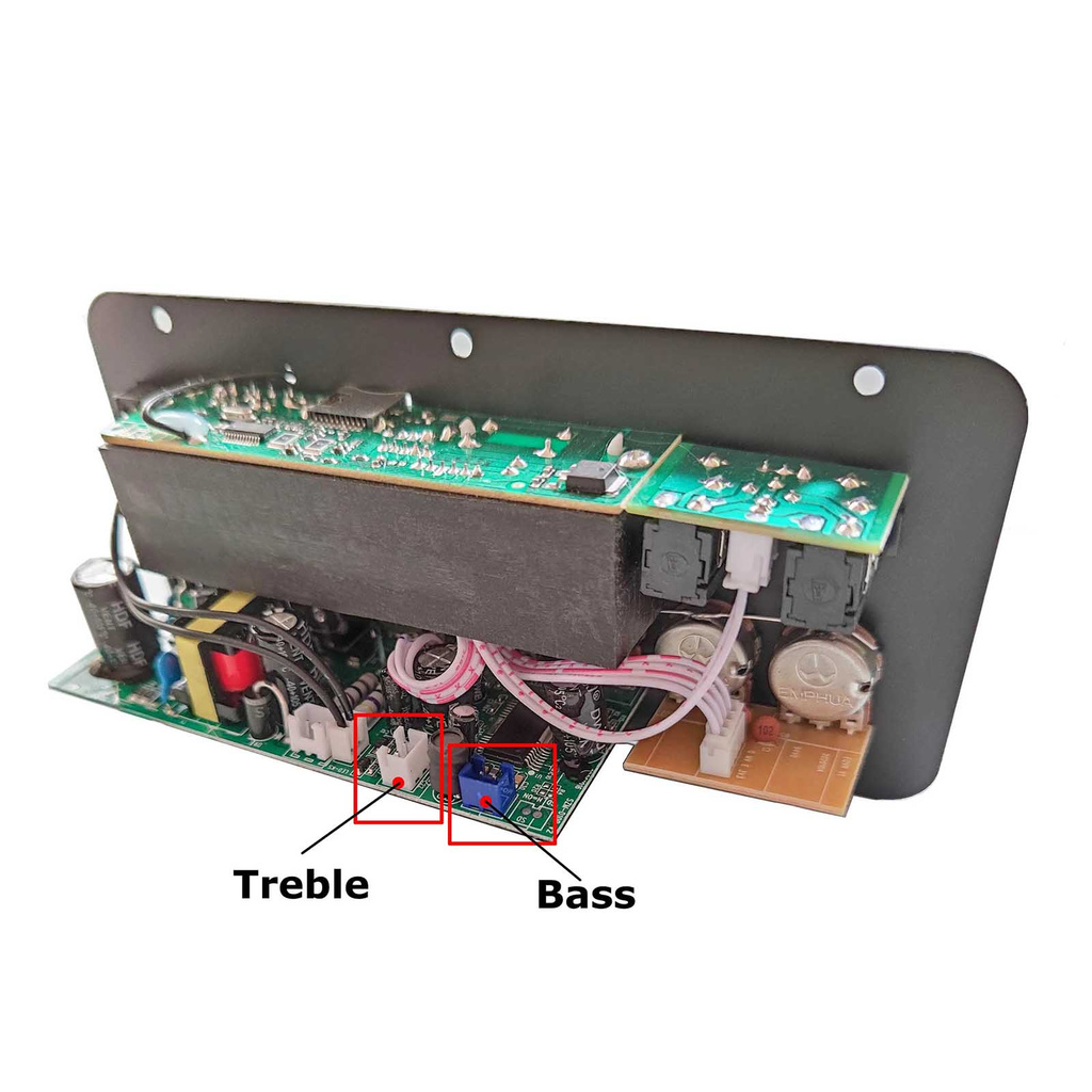 Placa Amplificadora Bluetooth Pavewood D20 - Subwoofer, Karaoke, Conectividad HiFi, Incluye Mando A Distancia (Enchufe UE)
