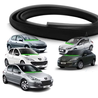 Borracha Friso Acabamento Churrasqueira Parabrisa Peugeot 206 207 307 308 408