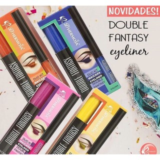 Kit Delineador Colorido + Máscara Para Cílios 2 em 1 - D