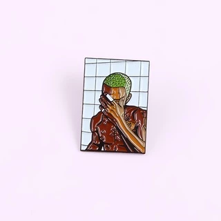 Alfinete Esmalte R & B Broche Cantor Alfinetes Lapela Botão Crachás De Metal Personalizados Jóias De Moda Para Mulheres Homens