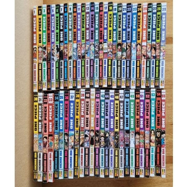 Mangá One Piece 1, 2, 3, 4, 5, 6, 7, 8, 9, 10, 11, 12, 13, 14, 15