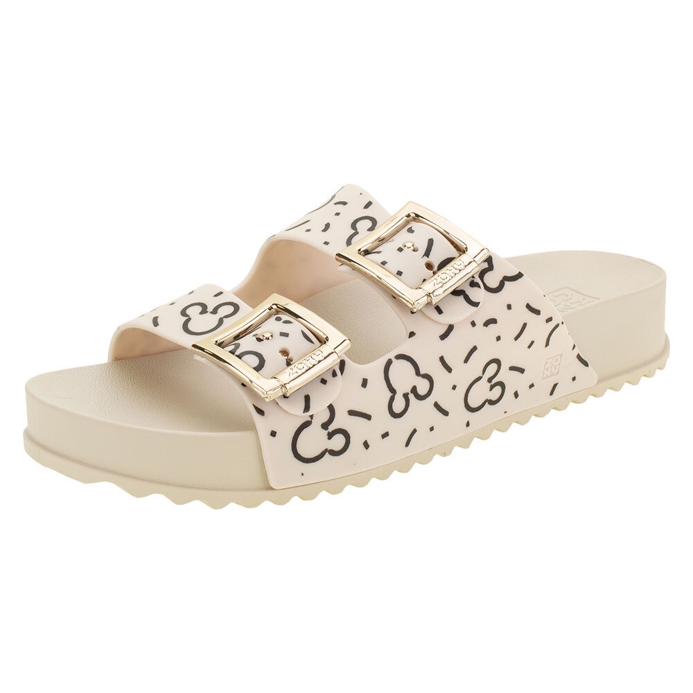 Sandália Joy Mickey Partner Conforto Zaxy - 18262 | Shopee Brasil